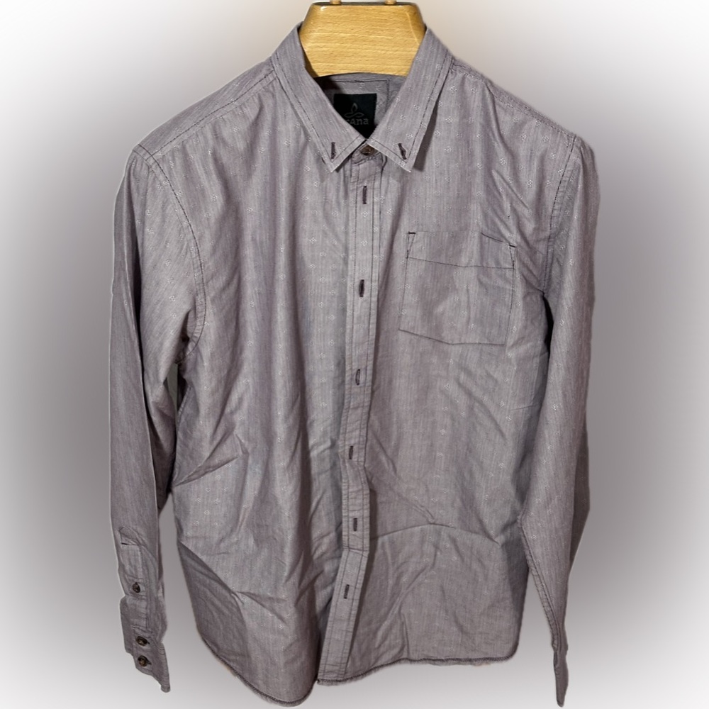 PrAna Men’s Large Button Down